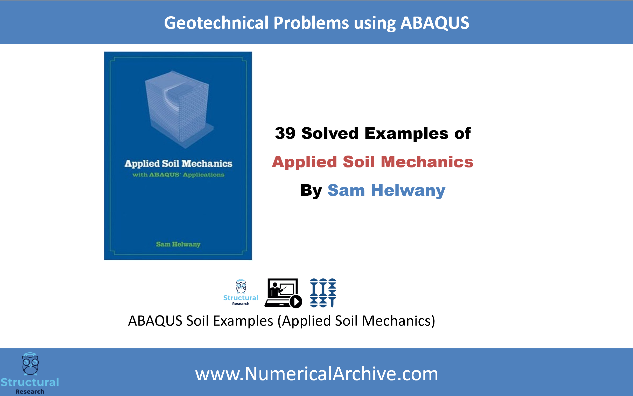 Applied Soil Mechanics: 39 ABAQUS Examples