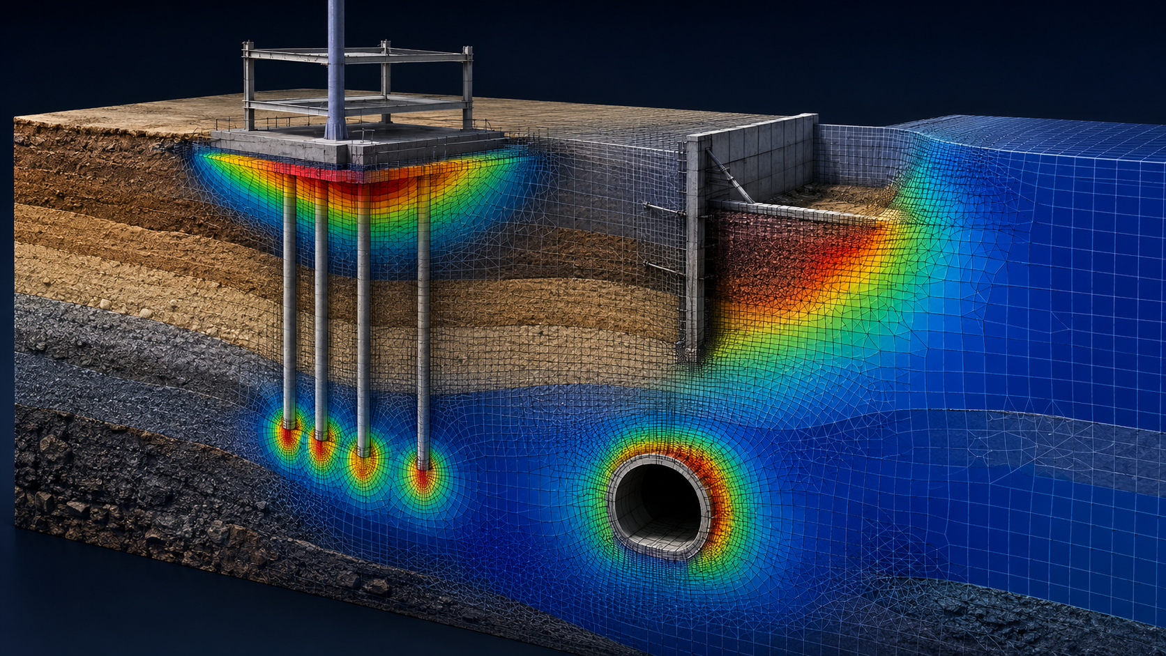 Geotechnical Engineering: Applications of Finite Element Analysis